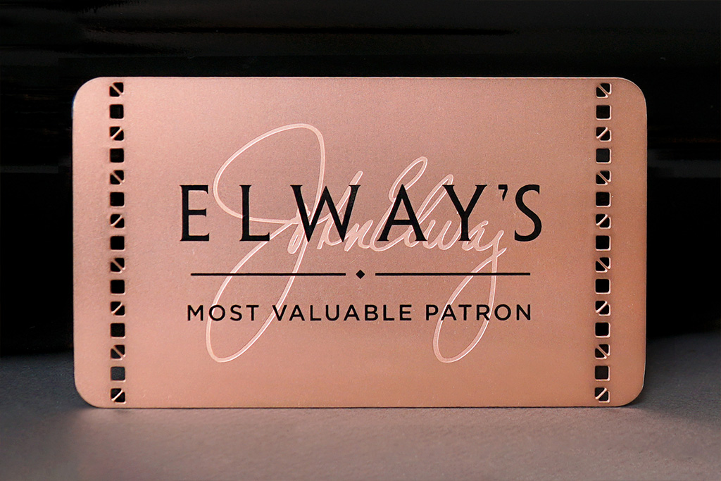 Rose Gold Metal Business Cards 19