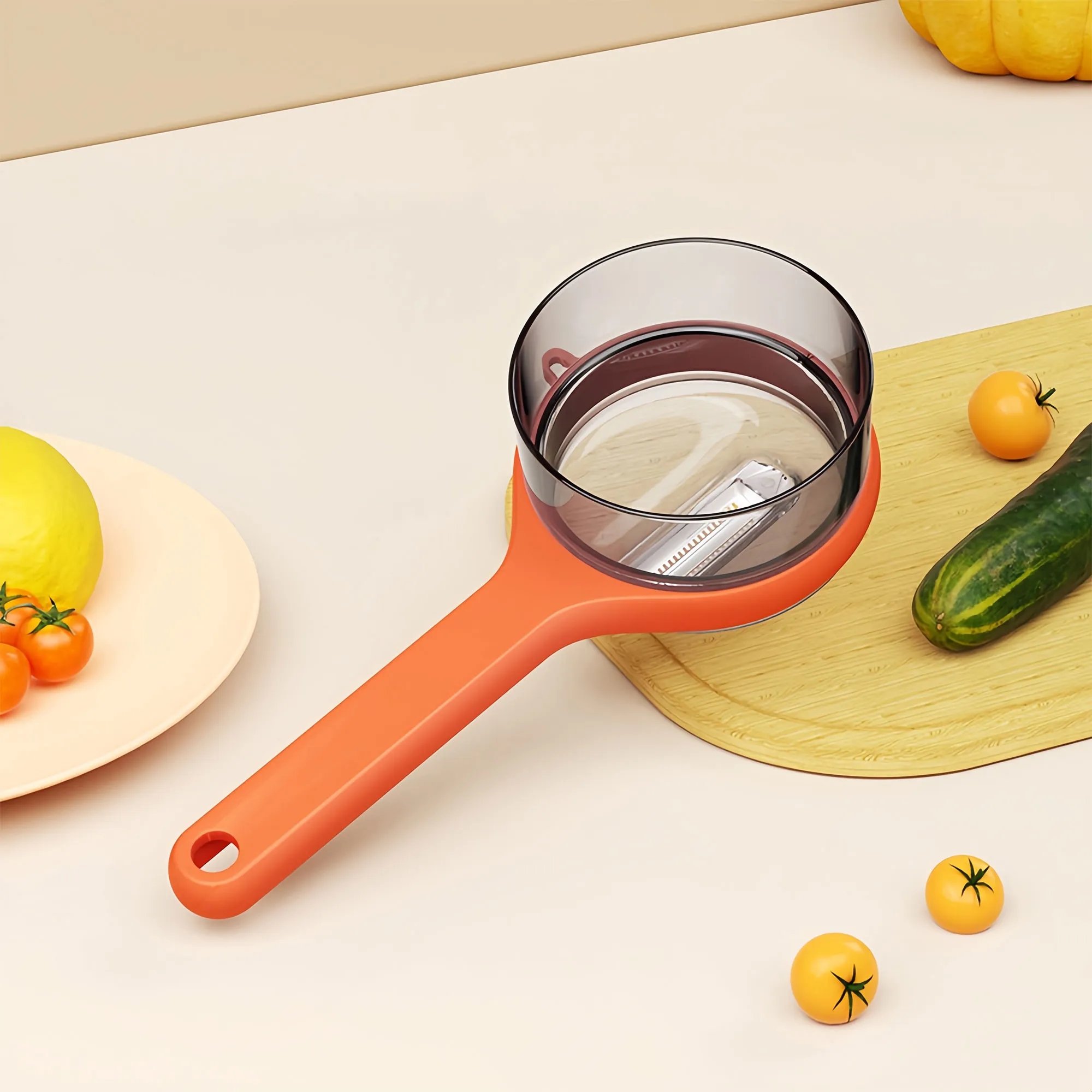 Multifunctional Fruit Vegetable Peeler With Container 5