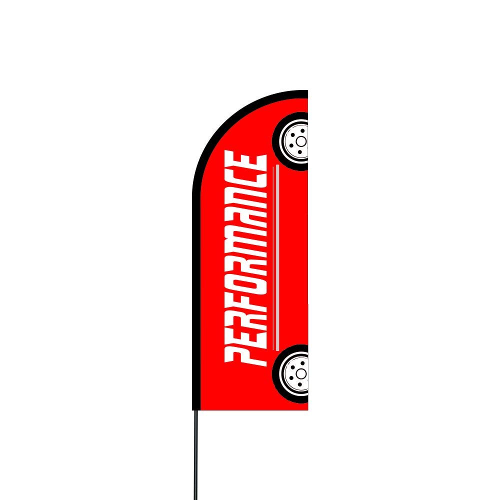 Performance Flag Kit 11' Feet Feather Flag Sign Outdoor Banner 2