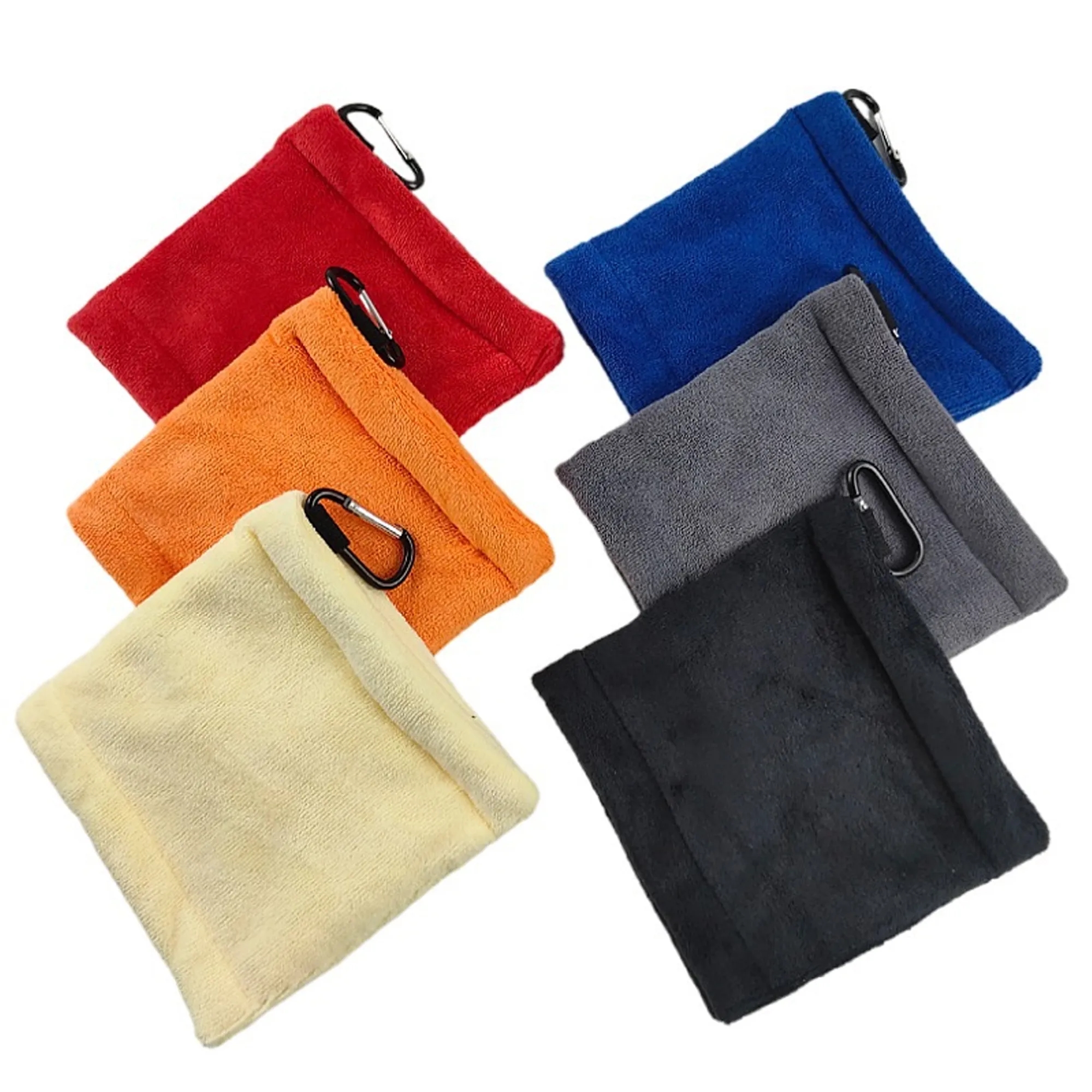 Microfiber Golf Towel with Carabiner Clip 2