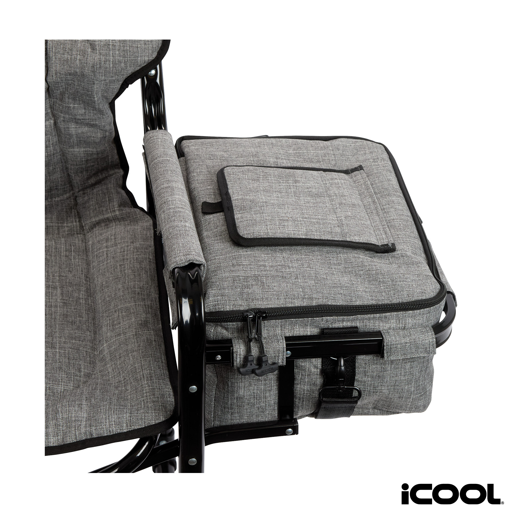iCOOL Twin Peaks Deluxe Camping Chair With 18-Can Cooler 5