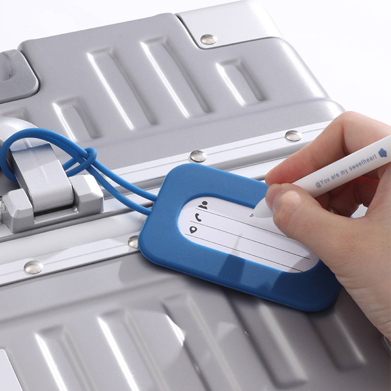 Custom Silicone Luggage Tag 3