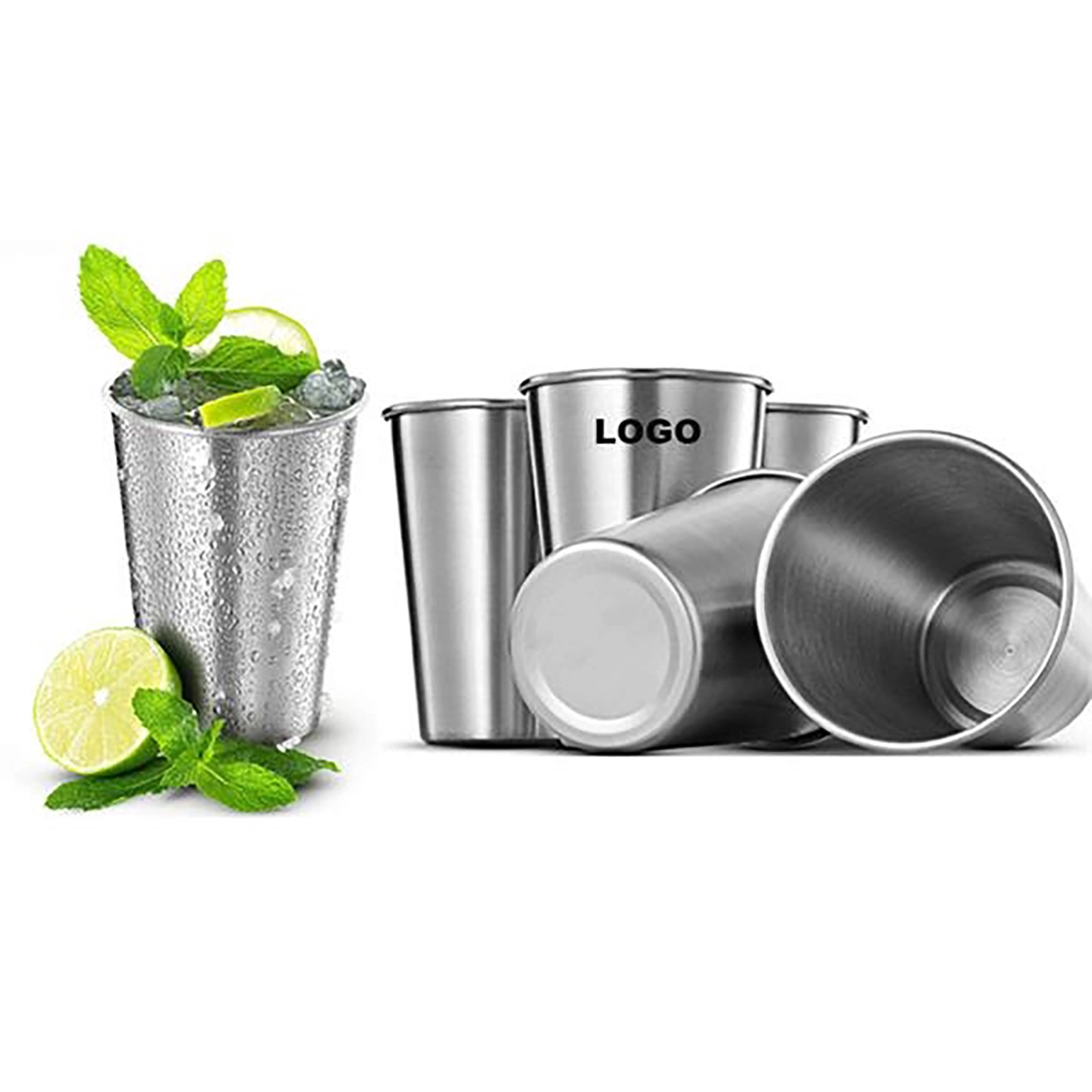 MOQ50Pcs 17 Oz Stainless Steel Pint Cups 2