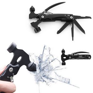 Black Emergency Hammer With Essential Tools 2