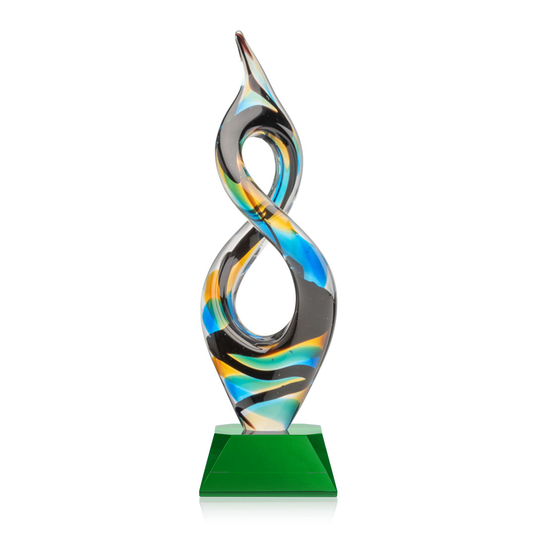 Cosenzo Award on Sheffield Base - Green 3