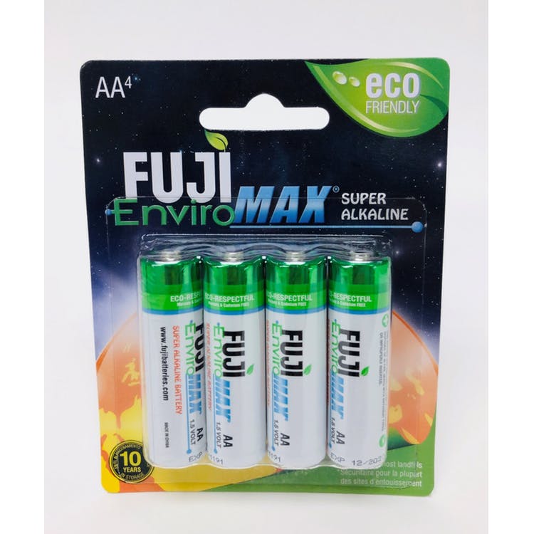 Fuji Enviromax Super Alkaline AA Batteries - 4 Pack 2
