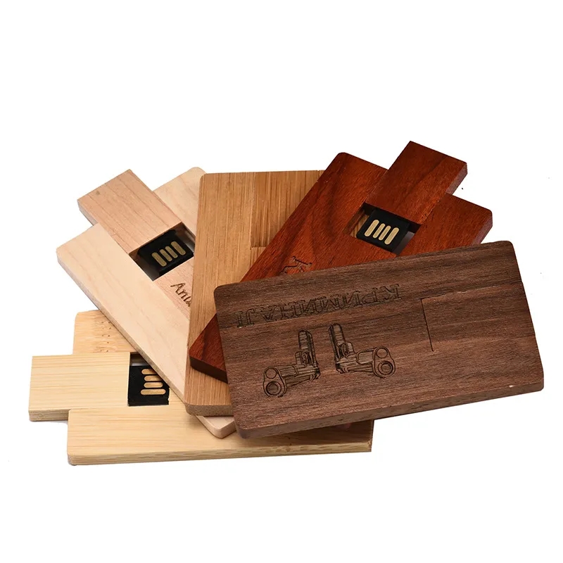 Wood Card USB Flash Drive 32GB 11