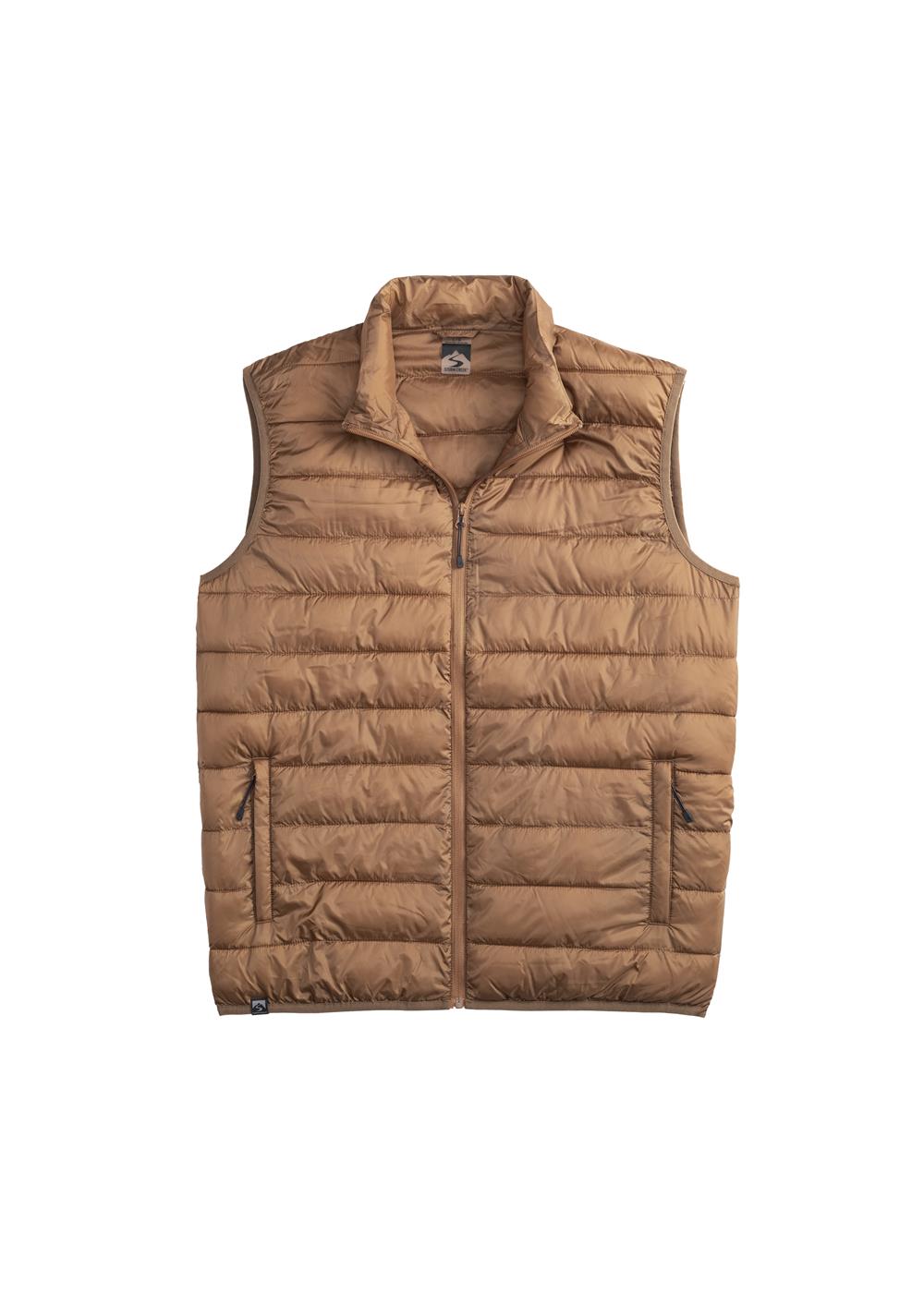 Storm Creek Men's Pacific Puffer 100 GSM Insulated Faux Down Packable Quilted Vest 3