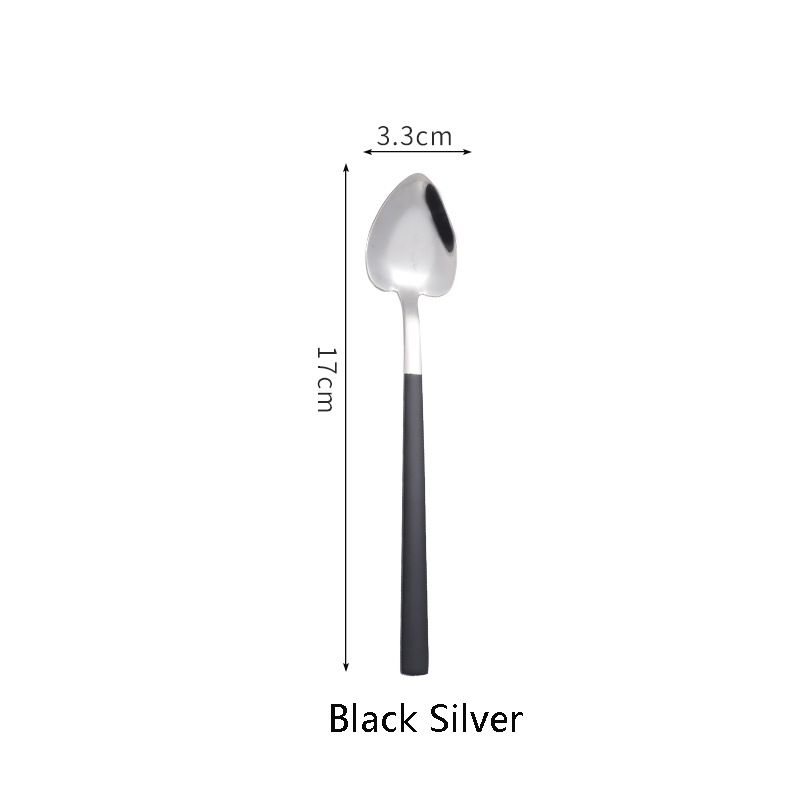 Stainless Steel Heart Coffee Spoons Ice Cream Scoop 9