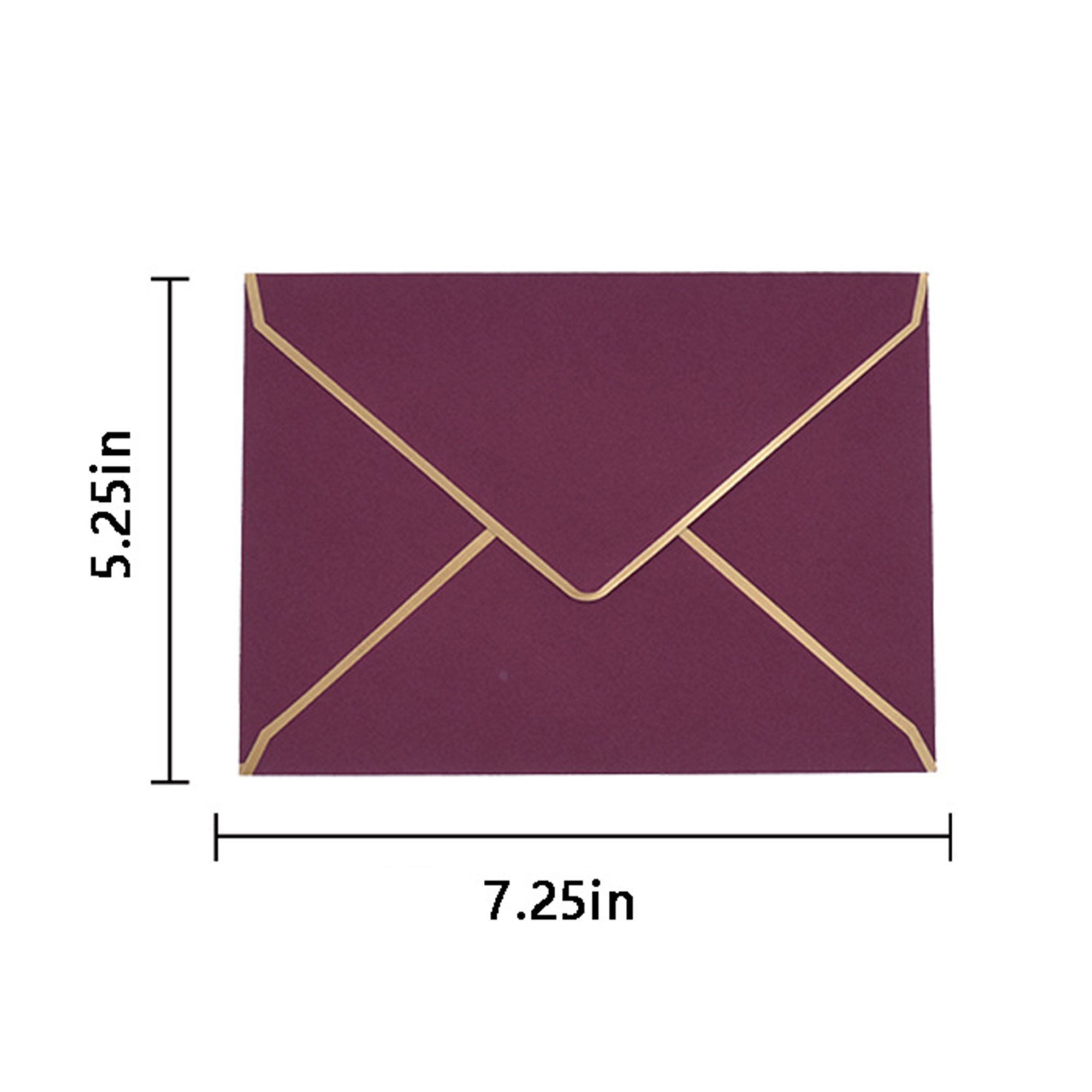 Gold Trim Decorative Paper Envelope 5
