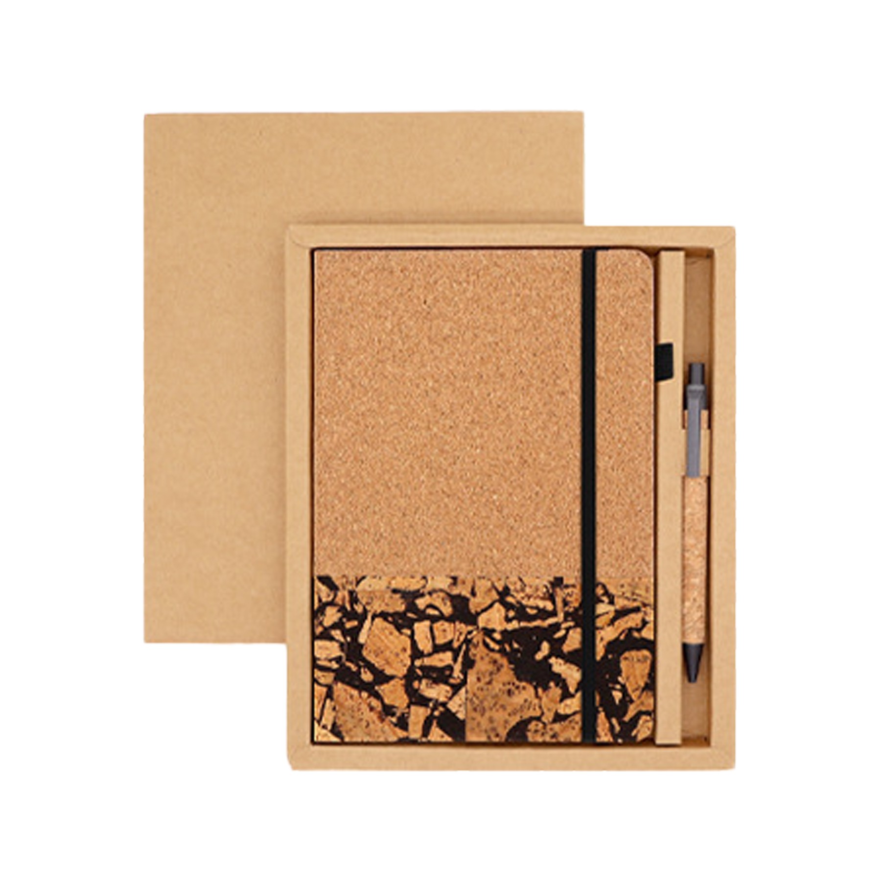Cork Spliced Eco-friendly Notebook Set 2