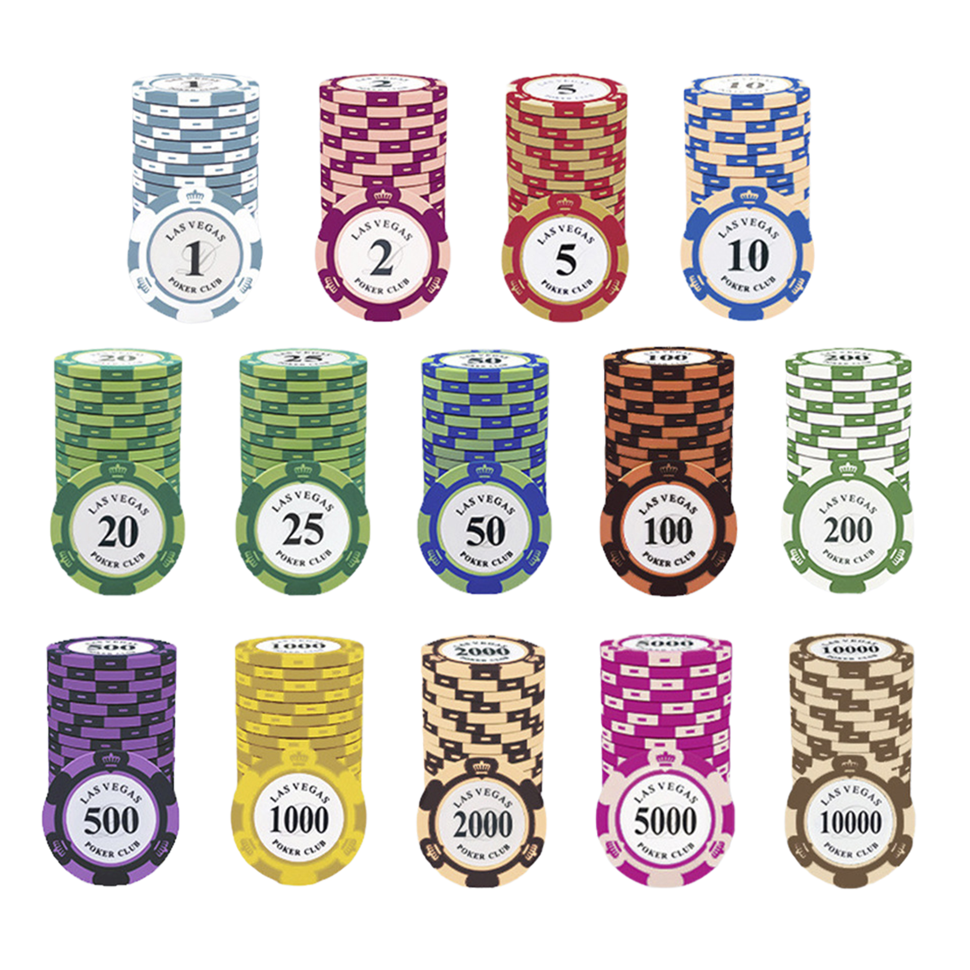 1.55" Professional Poker Tournament Chips 3