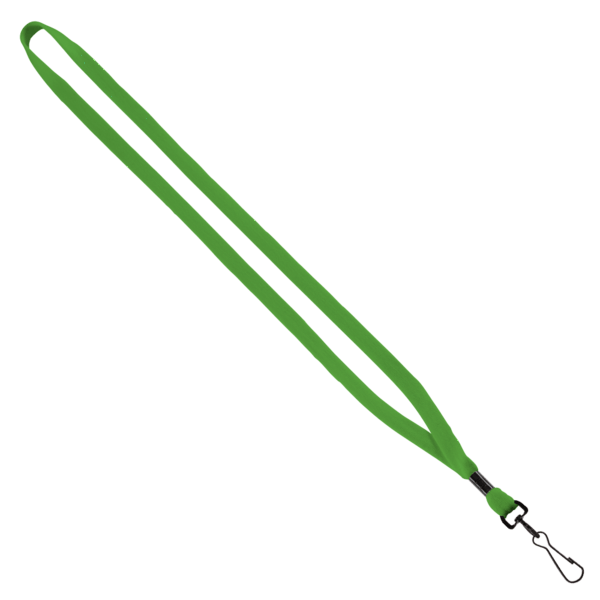 1/2" Cotton Lanyard with Metal Crimp & Swivel Snap Hook 4
