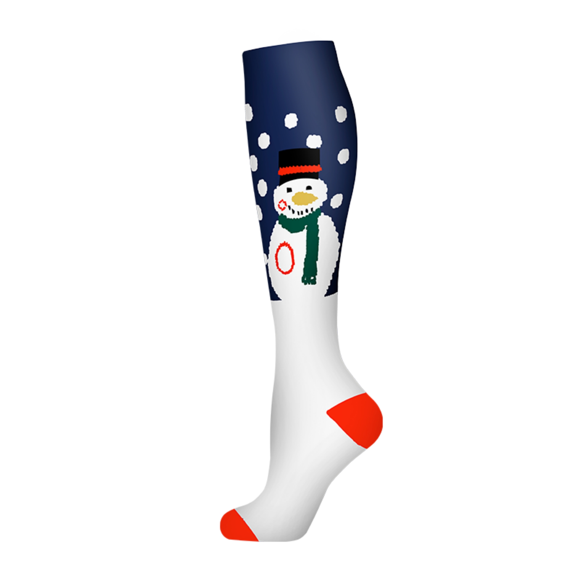 Christmas Knit Compression Socks Over The Knee High 8