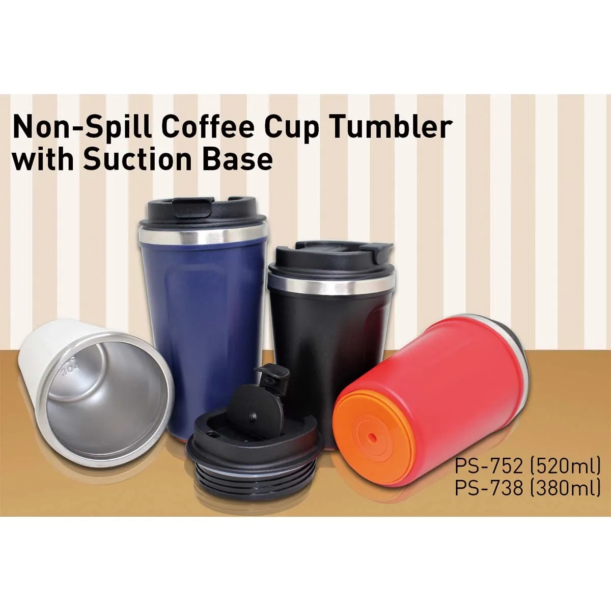 Stock Durable Stainless 304 Food Grade Anti Fall Tumbler 2