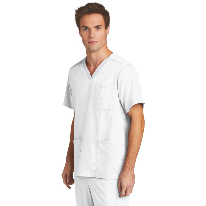 WonderWink Men's Premiere Flex V-Neck Top 4