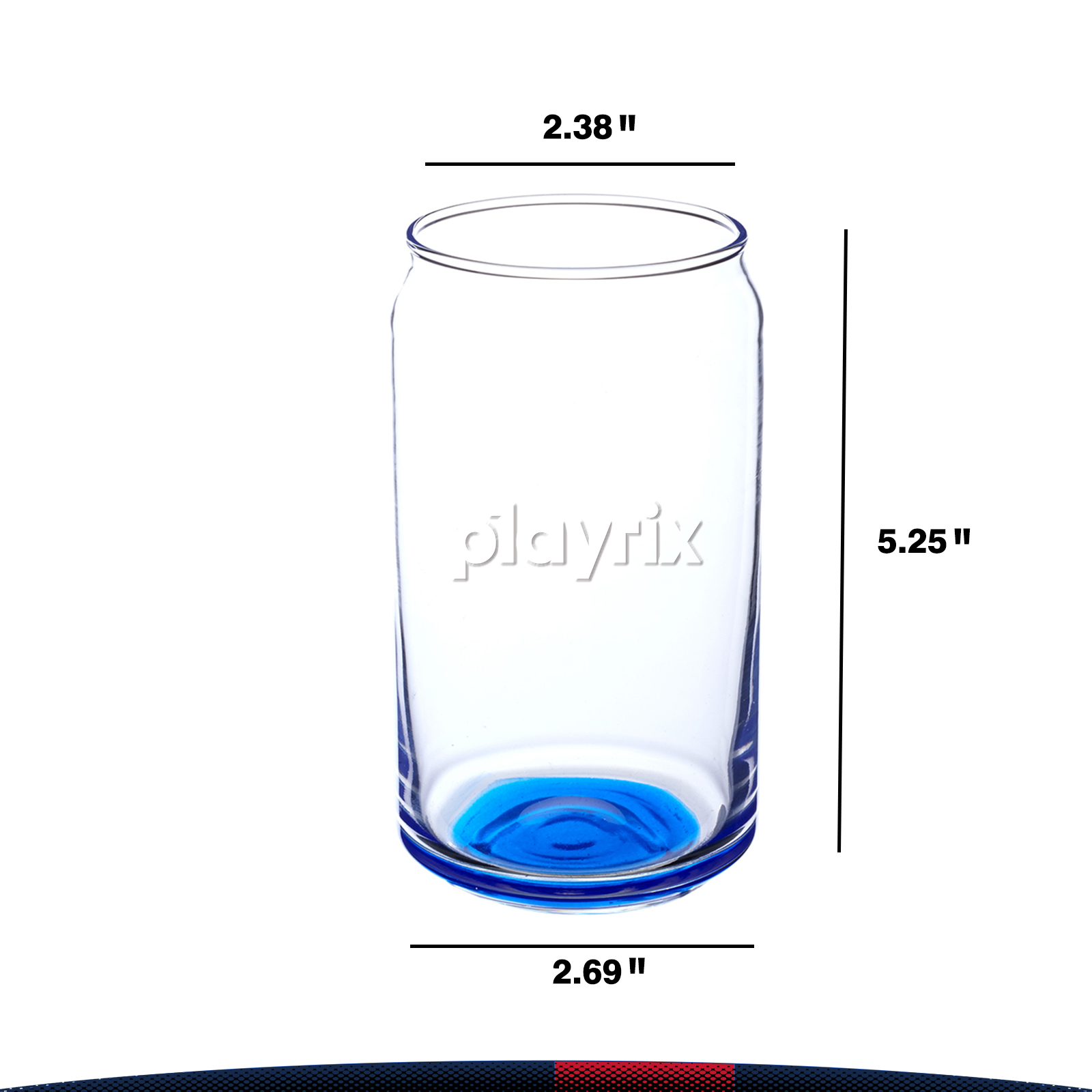 16 oz. Can Shaped Beer Glasses 11