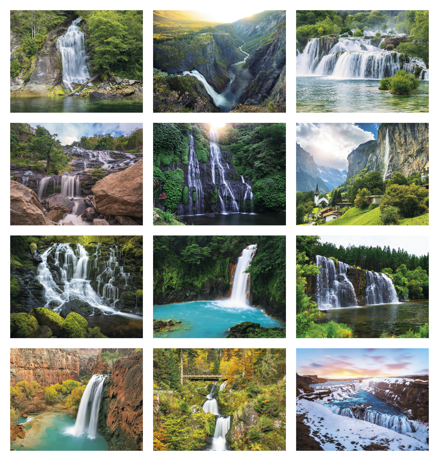 Triumph® Calendars Waterfalls Calendar 61