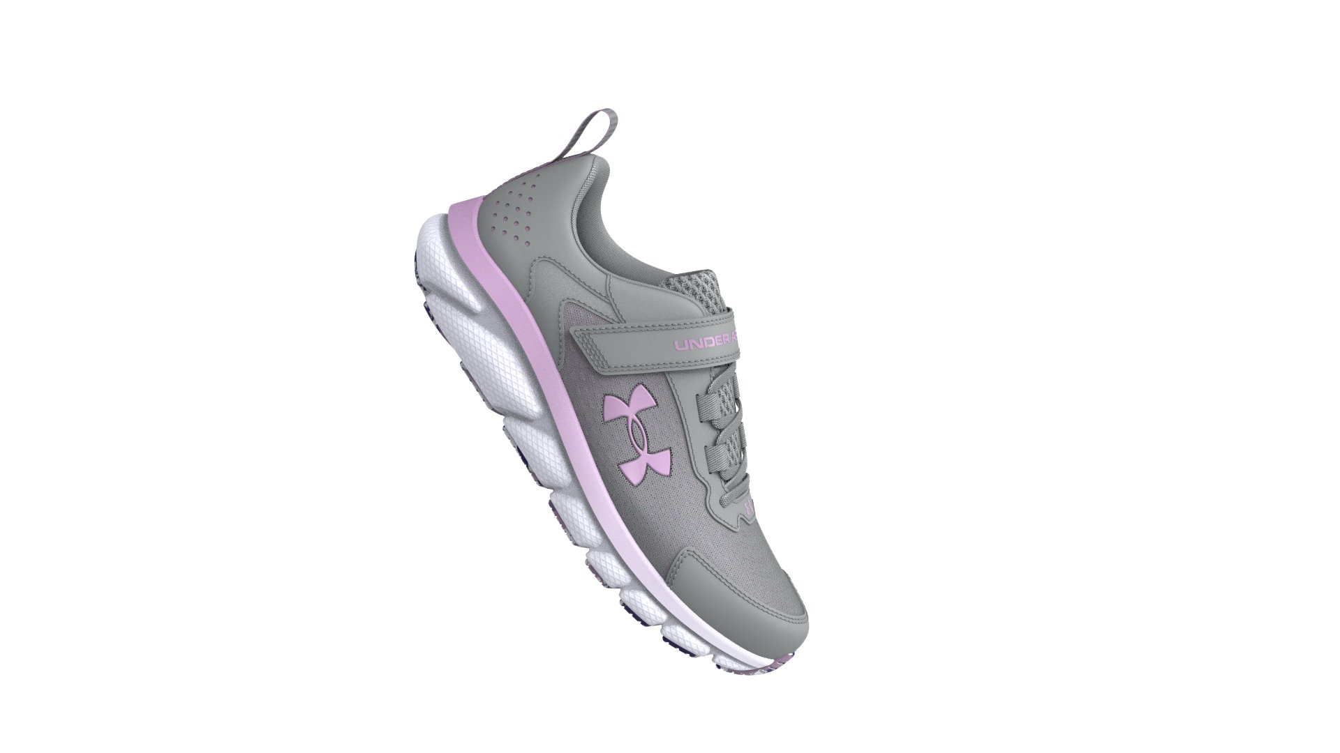 UA Assert 9 AC Girls' Pre-School Running Shoes 8