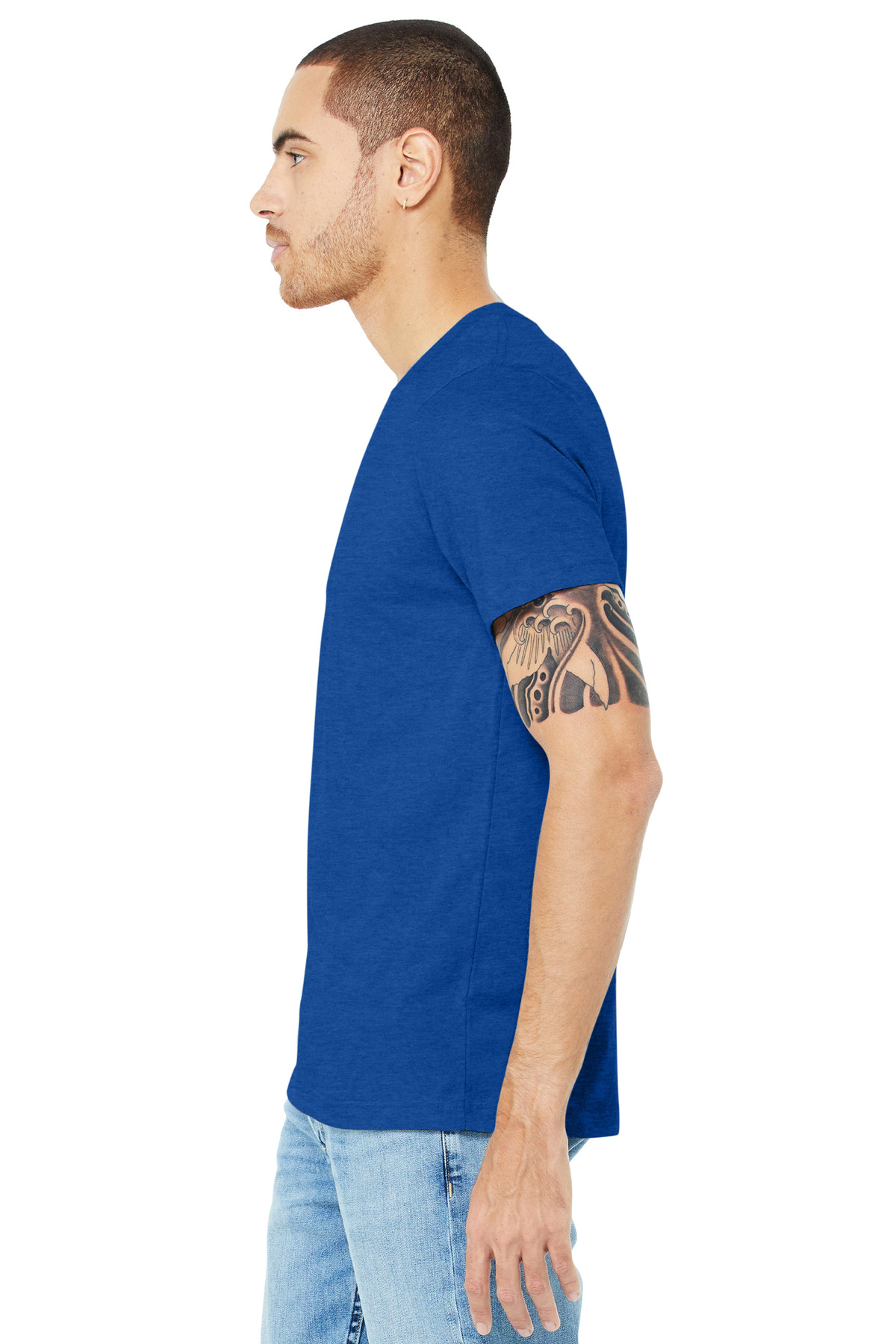 BELLA+CANVAS Unisex Heather CVC Short Sleeve Tee. BC3001CVC 580