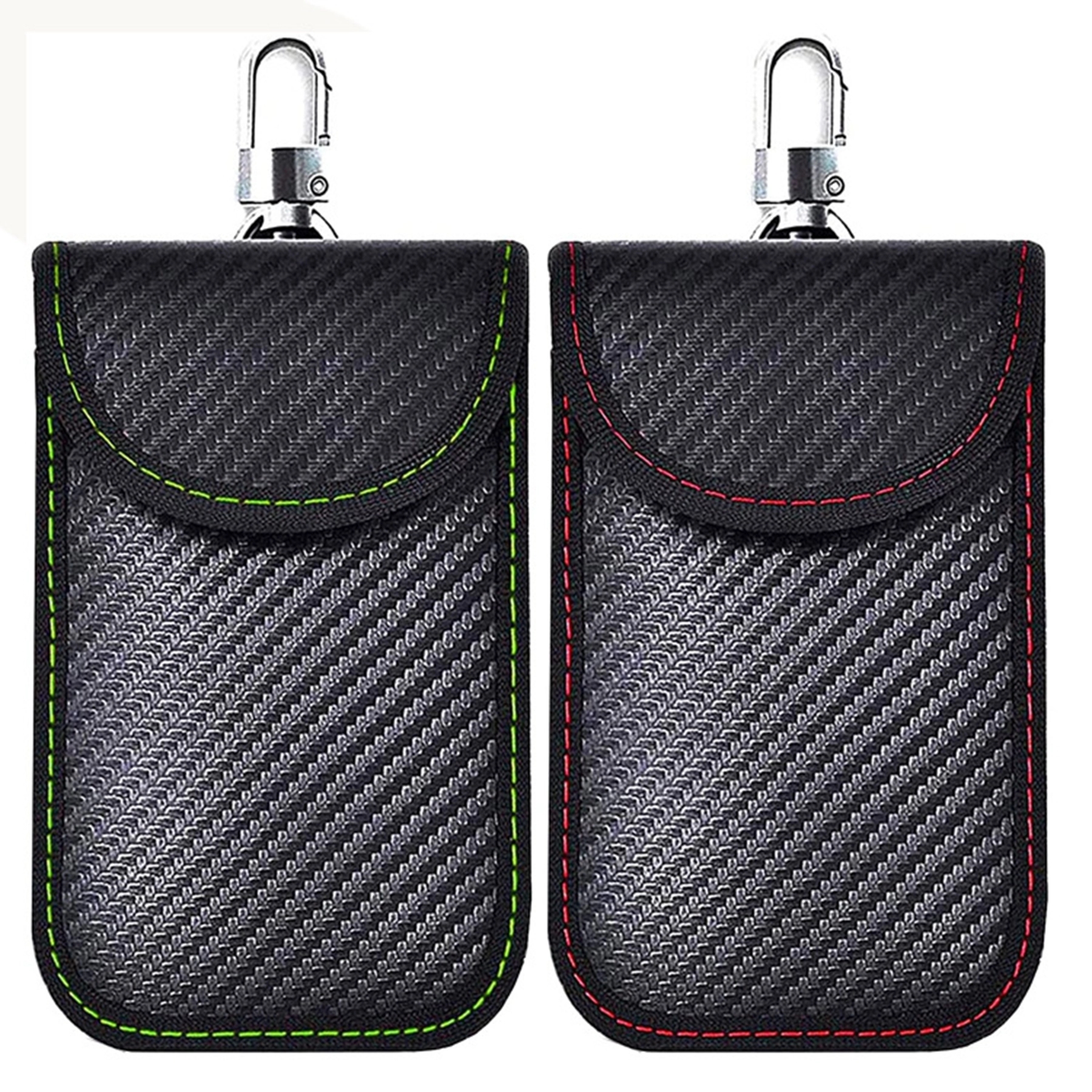 Leather RFID Blocking Car Key Pouch 2