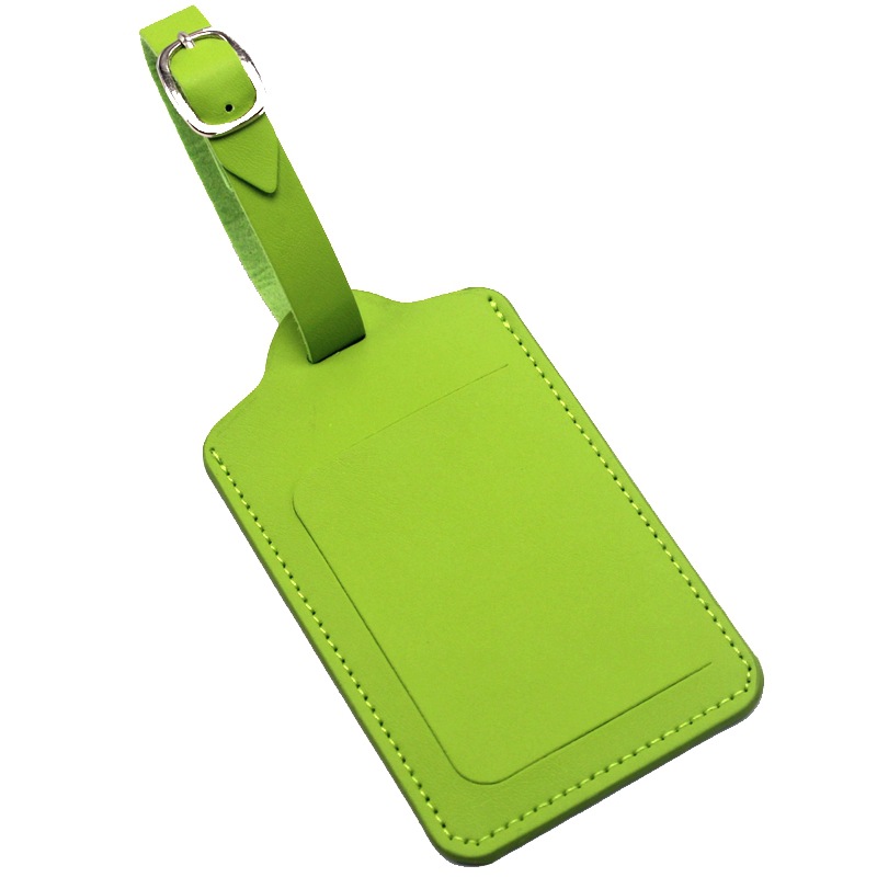 PU Leather Luggage Tag W/ Open Window 14