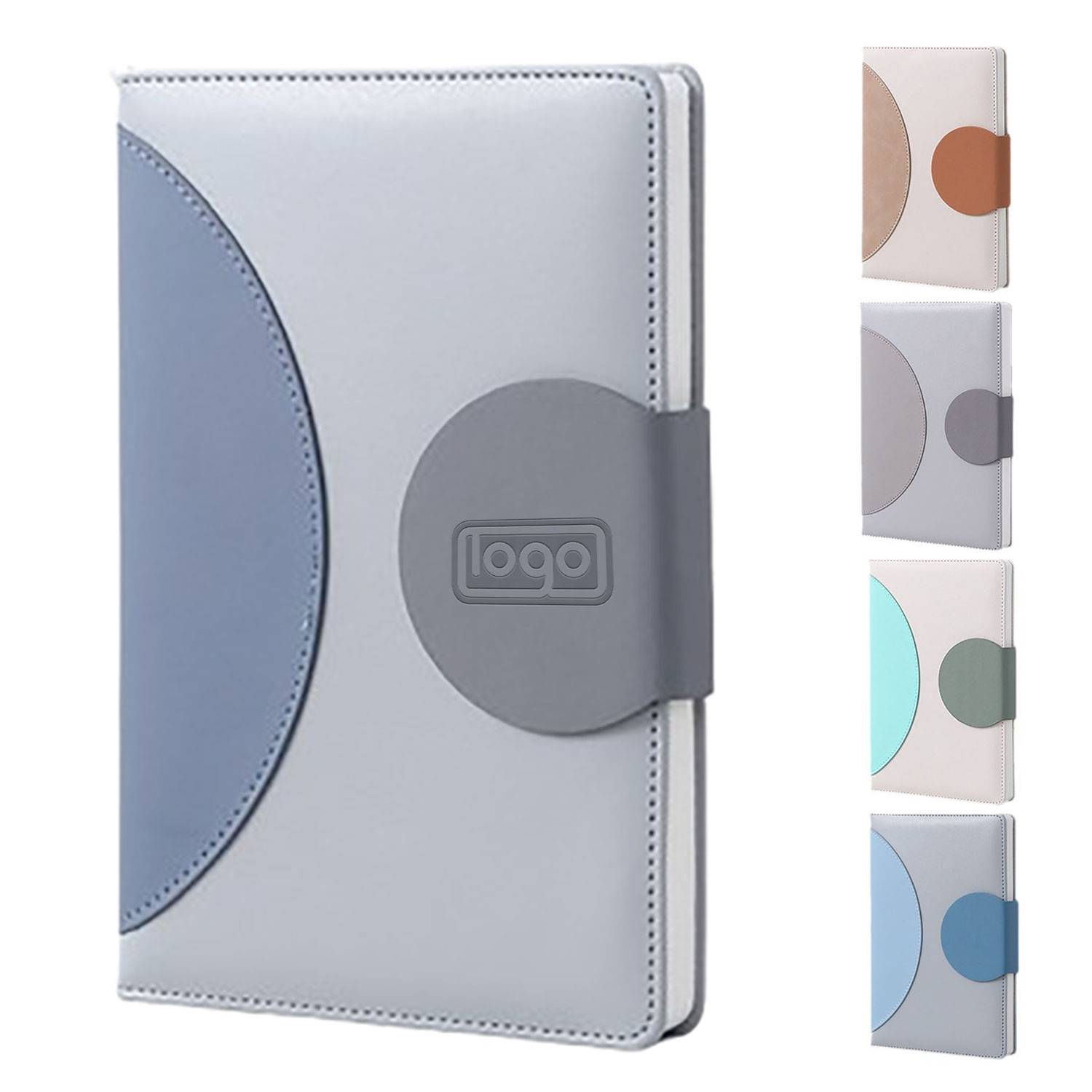 Magnetic Closure PU Leather A5 Notebook 8