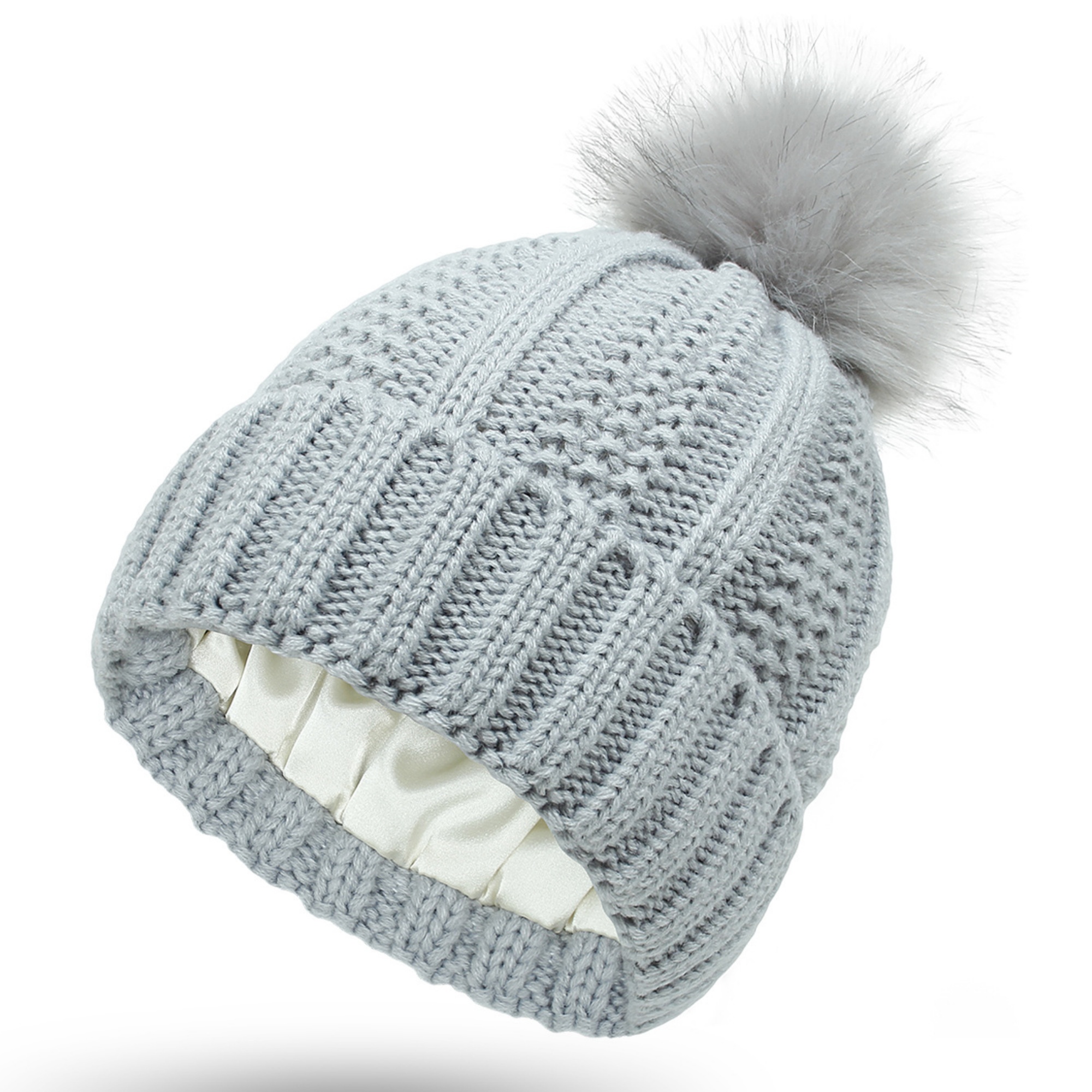 Winter Thick Cable Knit Beanie 6