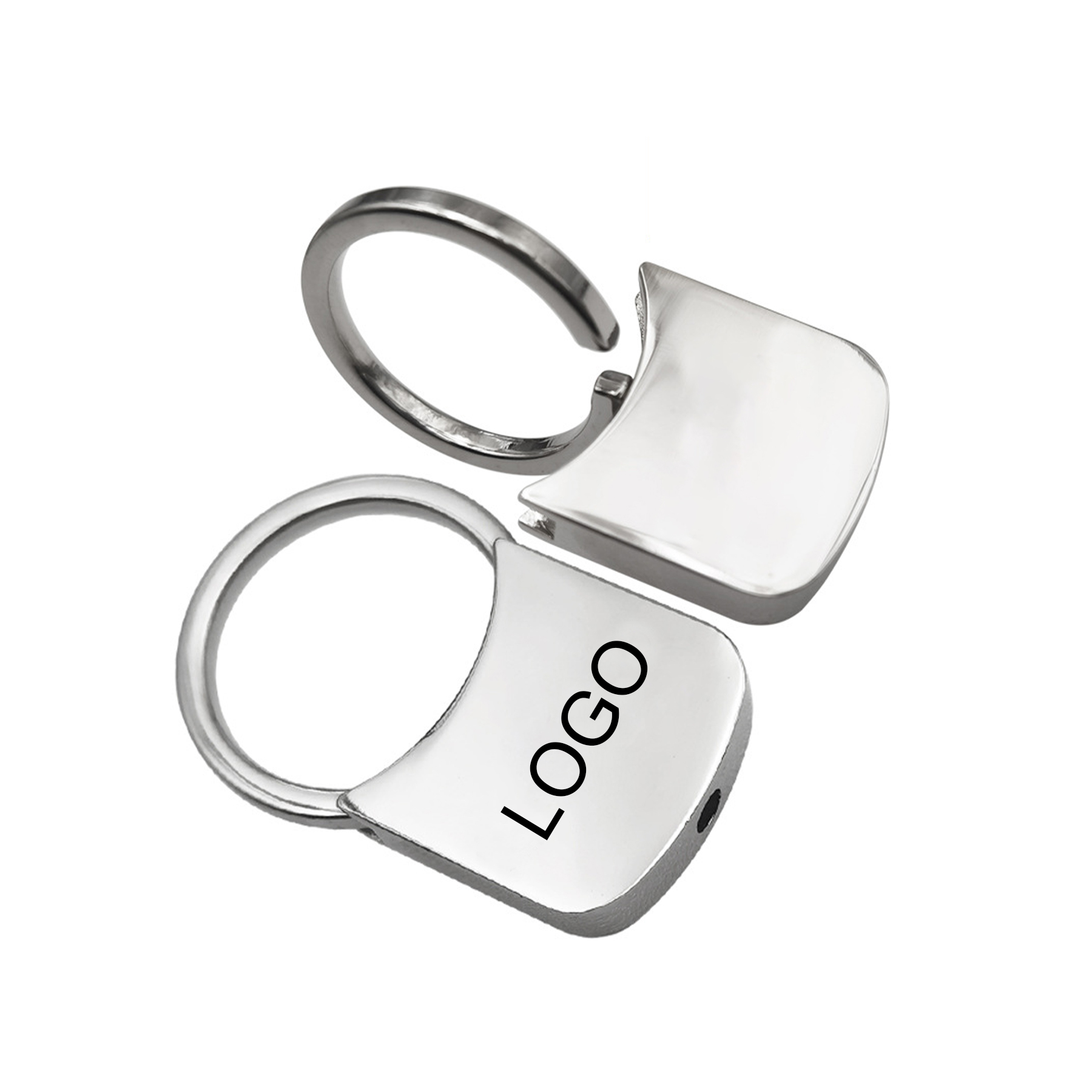 Fashion Twist Lock Metal Keychain 1