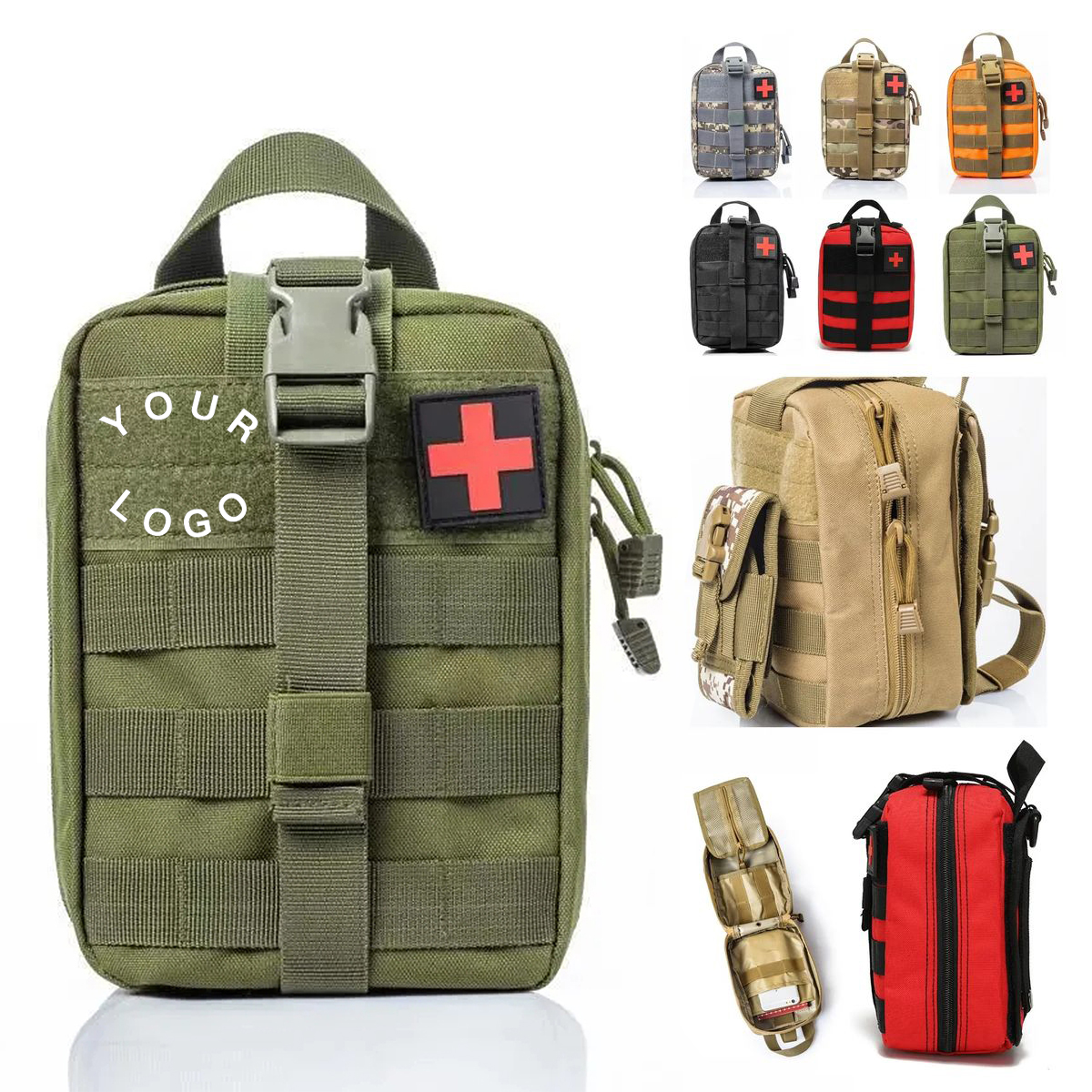 Heavy Duty First Aid Pouch for Camping or Emergency 8