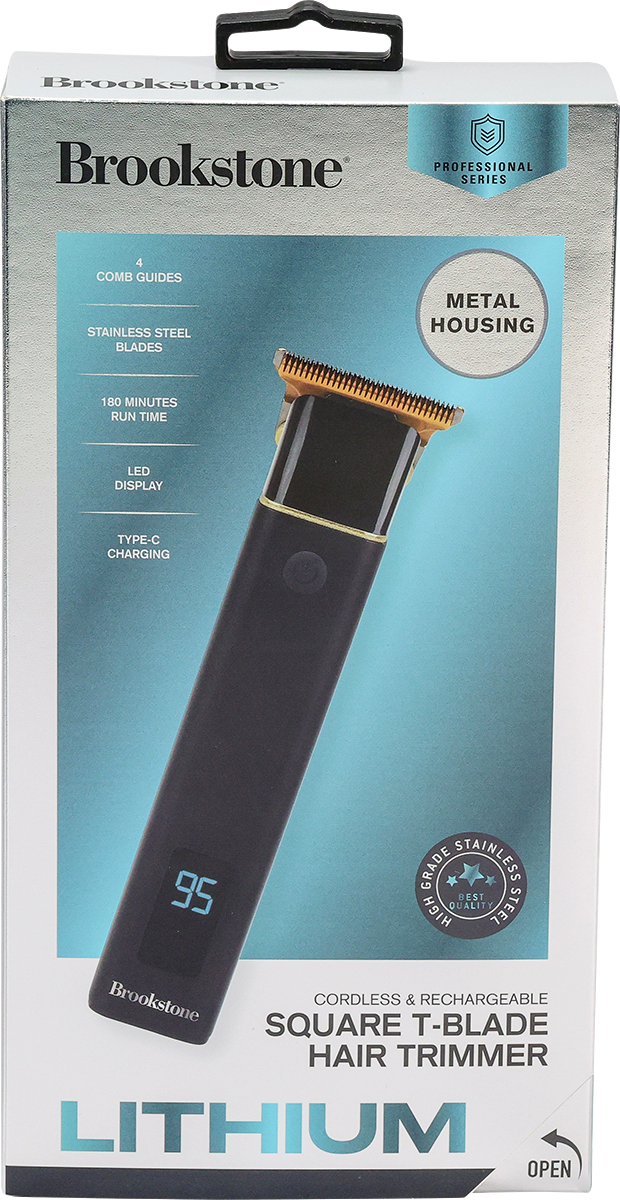 Brookstone® Square T-Blade Hair Clipper 1