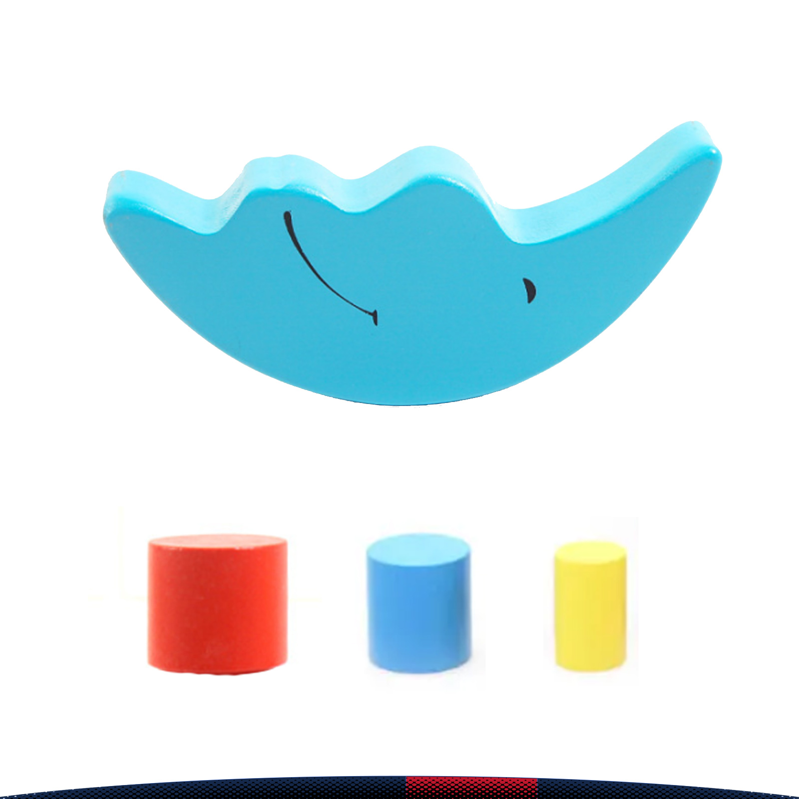 Moon Wooden Balancing Stacking Blocks 1