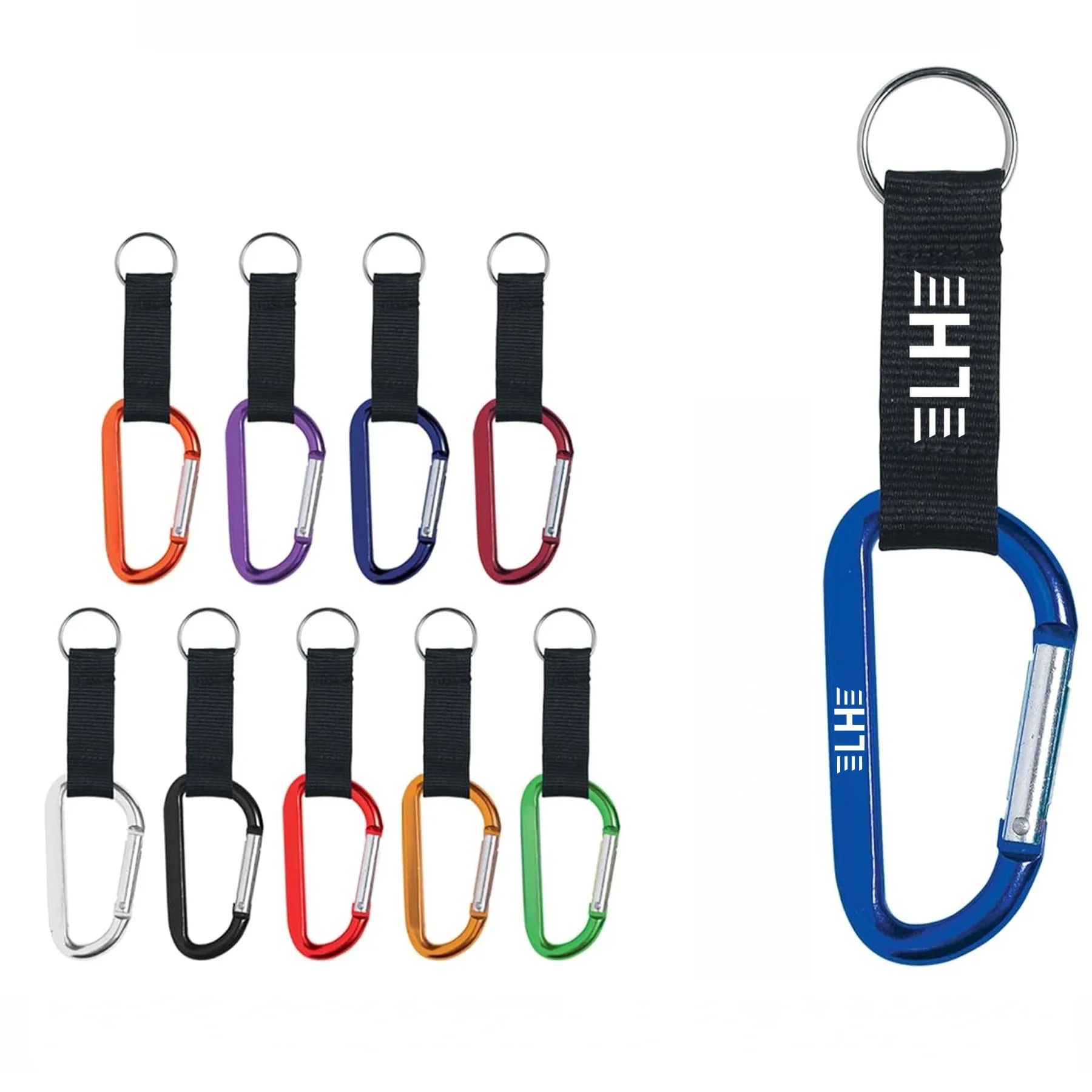 Keychain Key Strap With Aluminum Carabiner 3