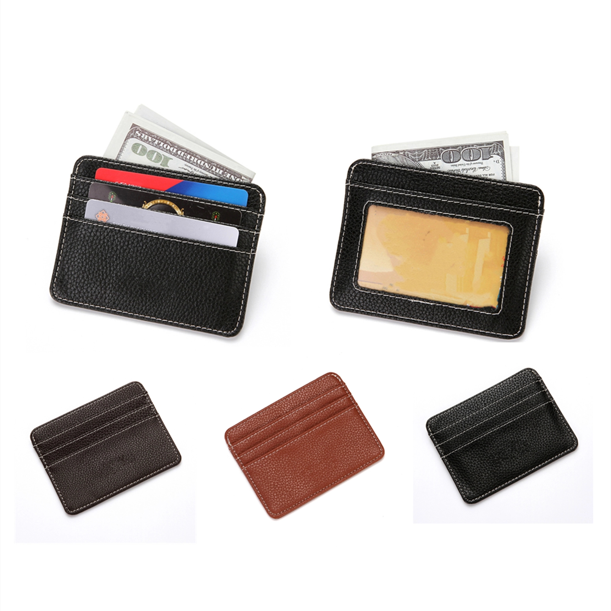 Minimalist RFID Blocking Leather Wallet 1