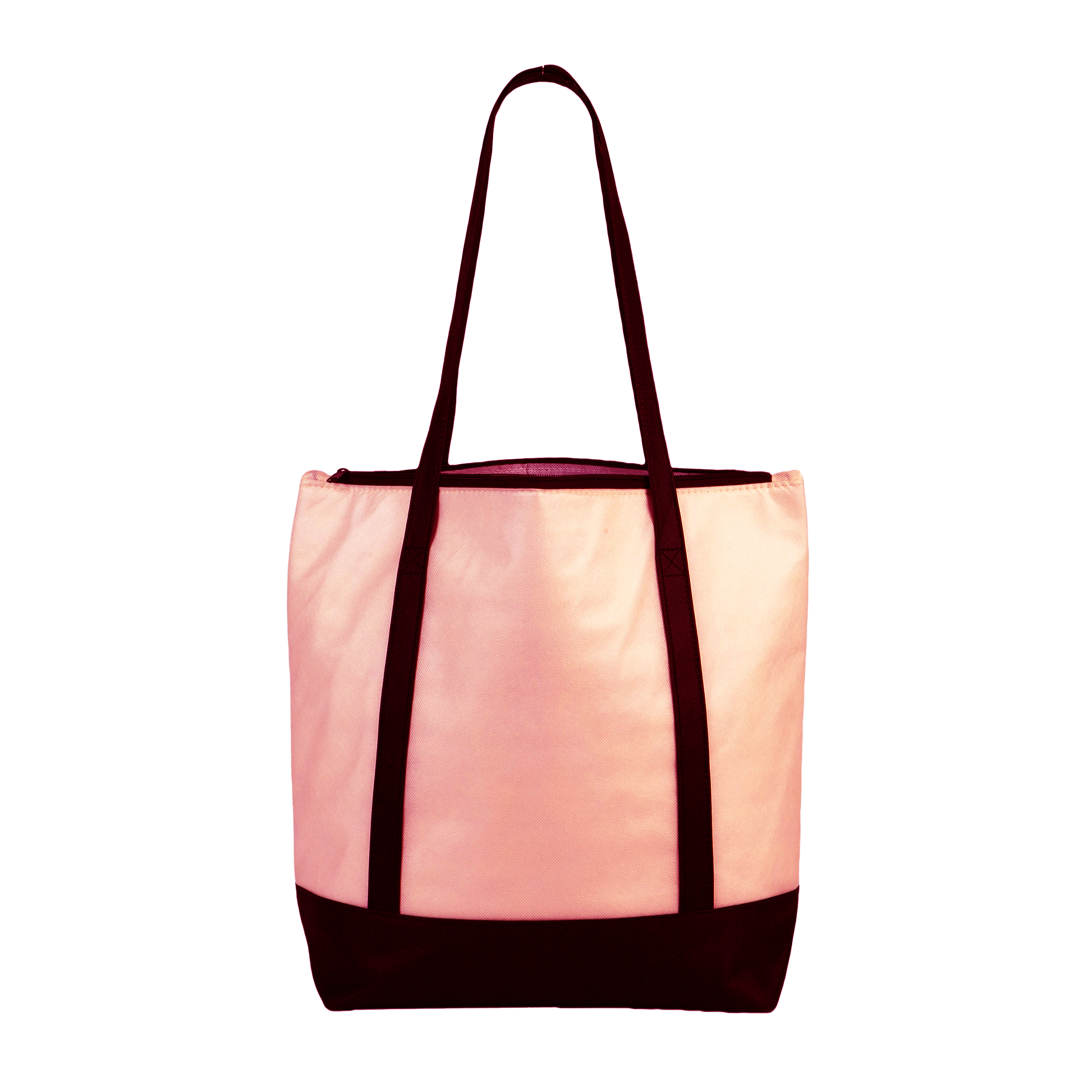 Other Fabric Solid Color Spliced Handbag 1