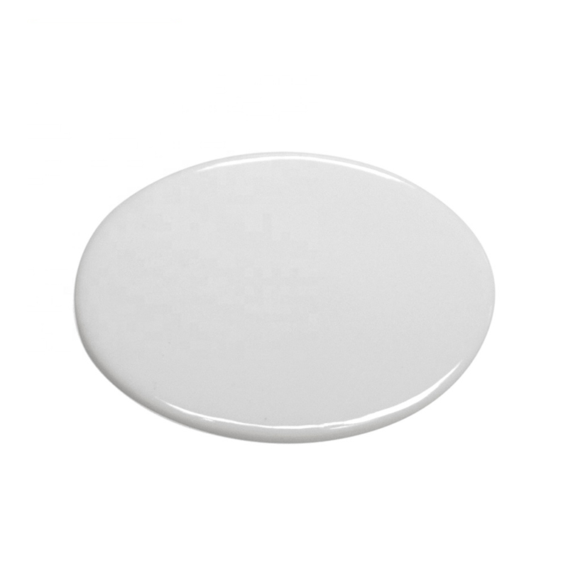 Ceramic Oval 4 " L x 3" Dye Sublimation White Tile Heat Pres 1