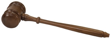10" Genuine Walnut Gavel 1