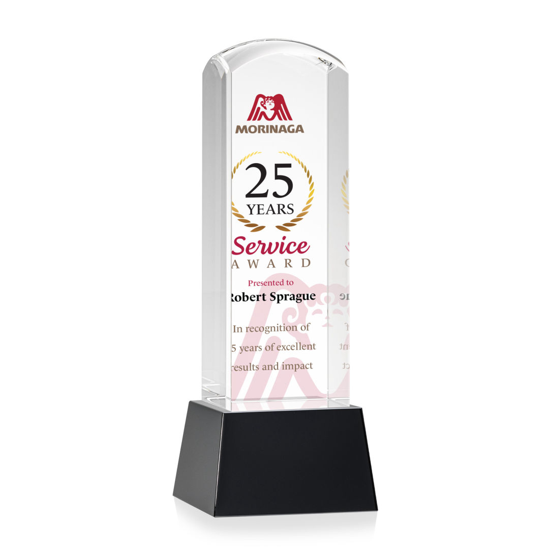 Silkwood VividPrint™ Award on Base - Black 7