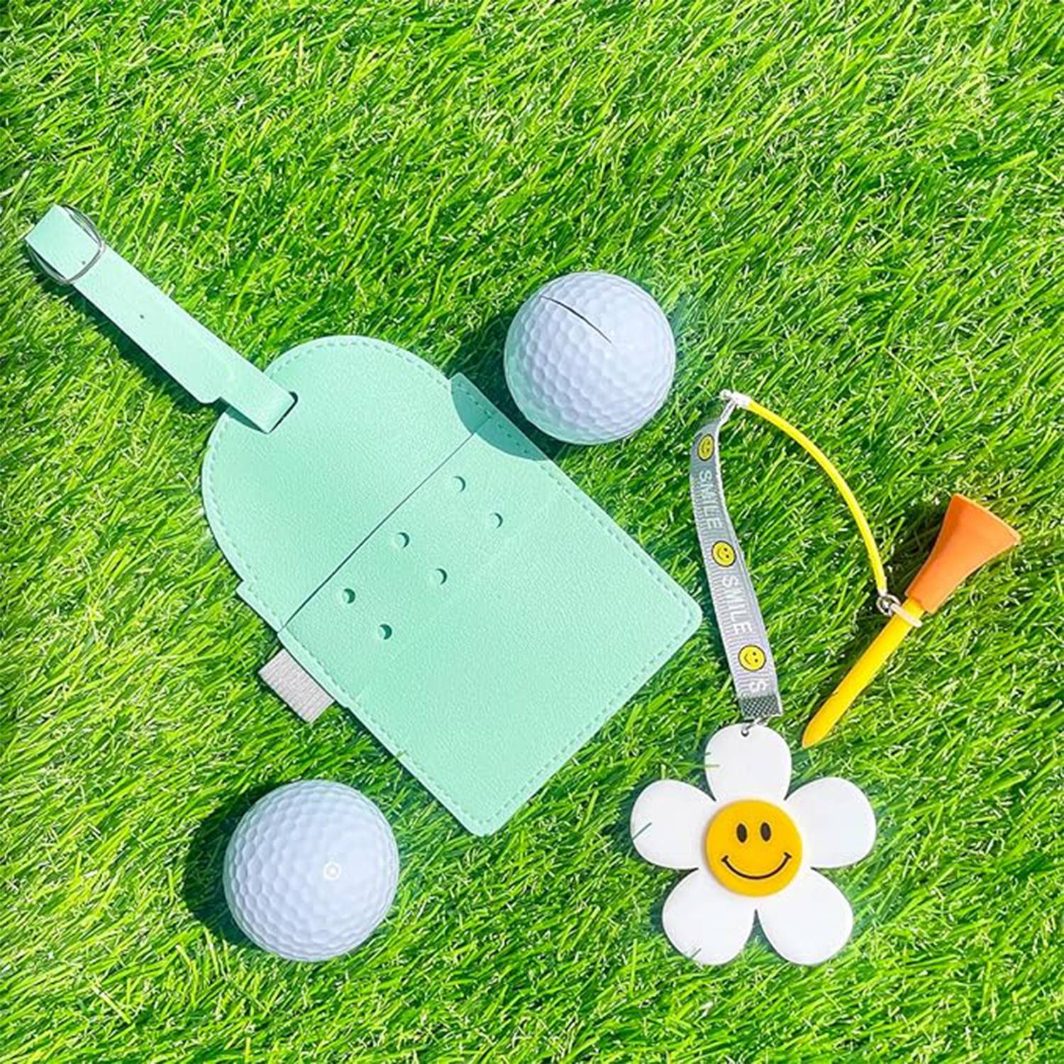 PU Leather Golf Tee Holder 3
