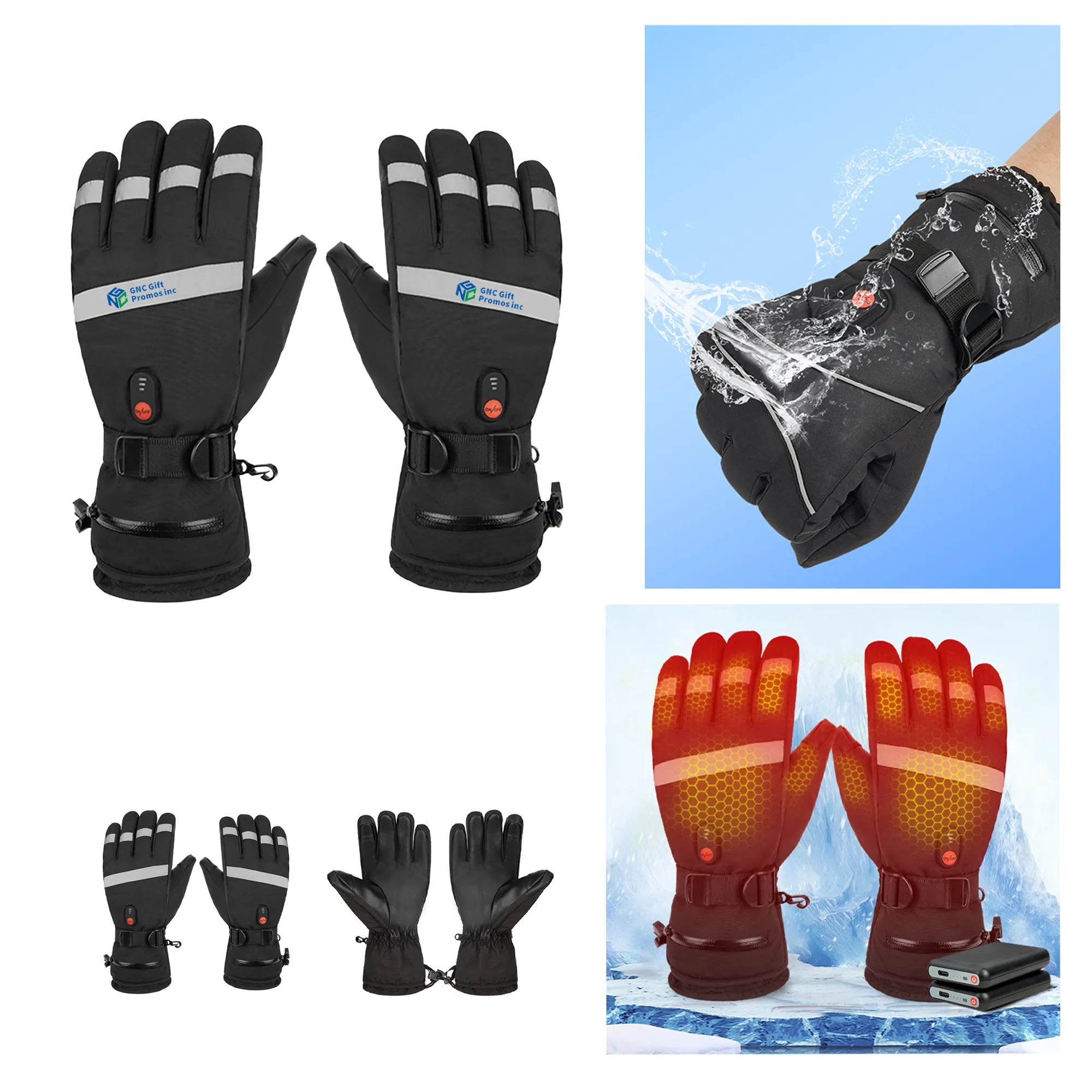 Warm Gloves With Built-In Heaters Can Touch Screens 3