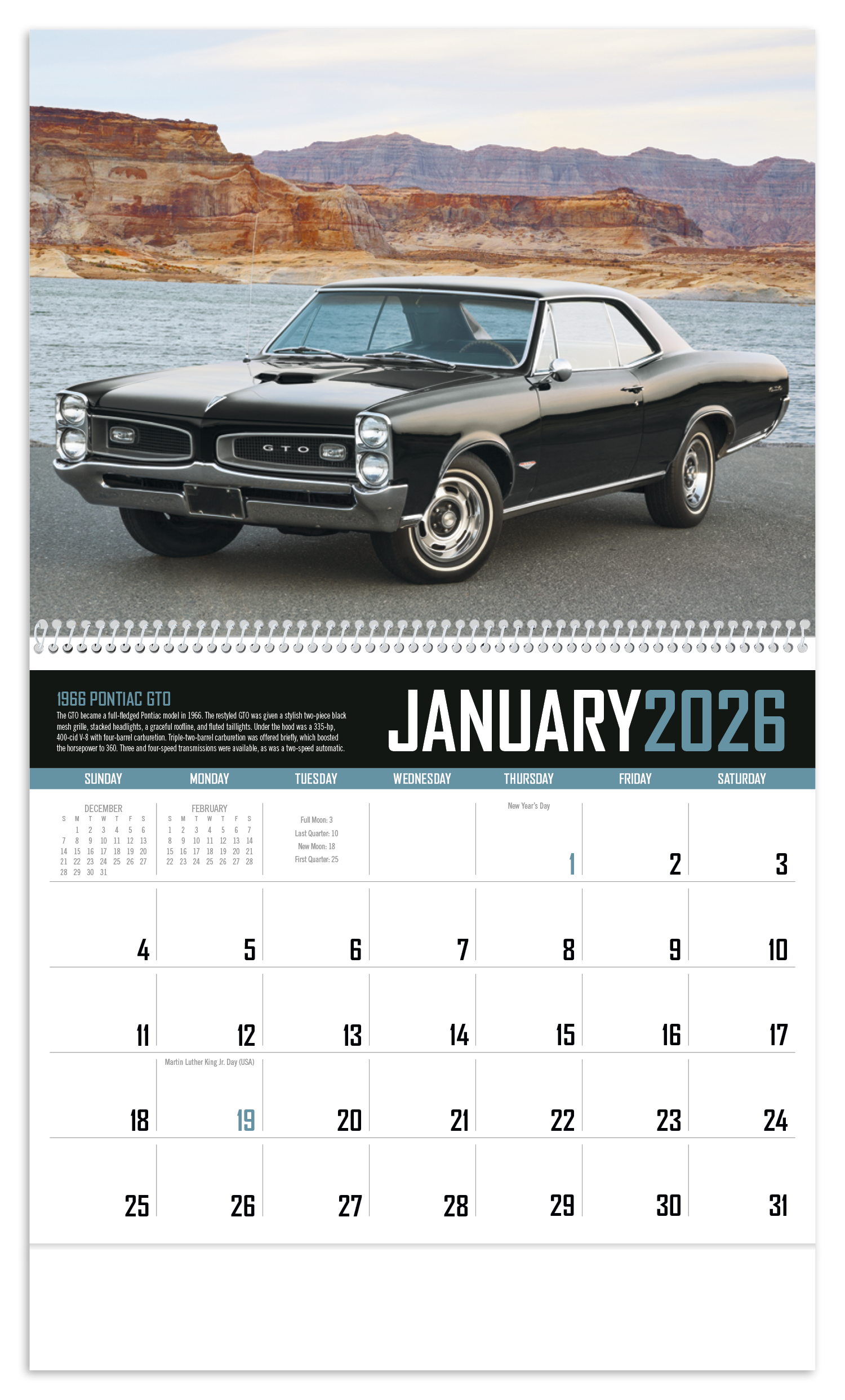 Triumph® Calendars Muscle Cars Calendar 18