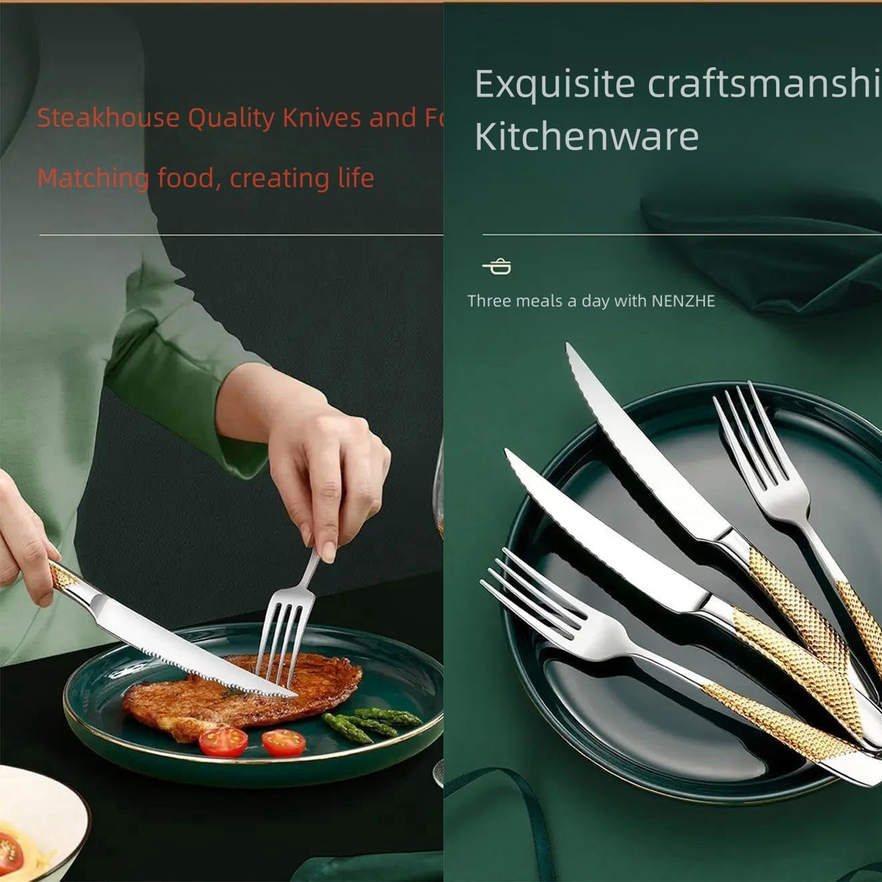 24-Piece Stainless Steel Silverware Set 6