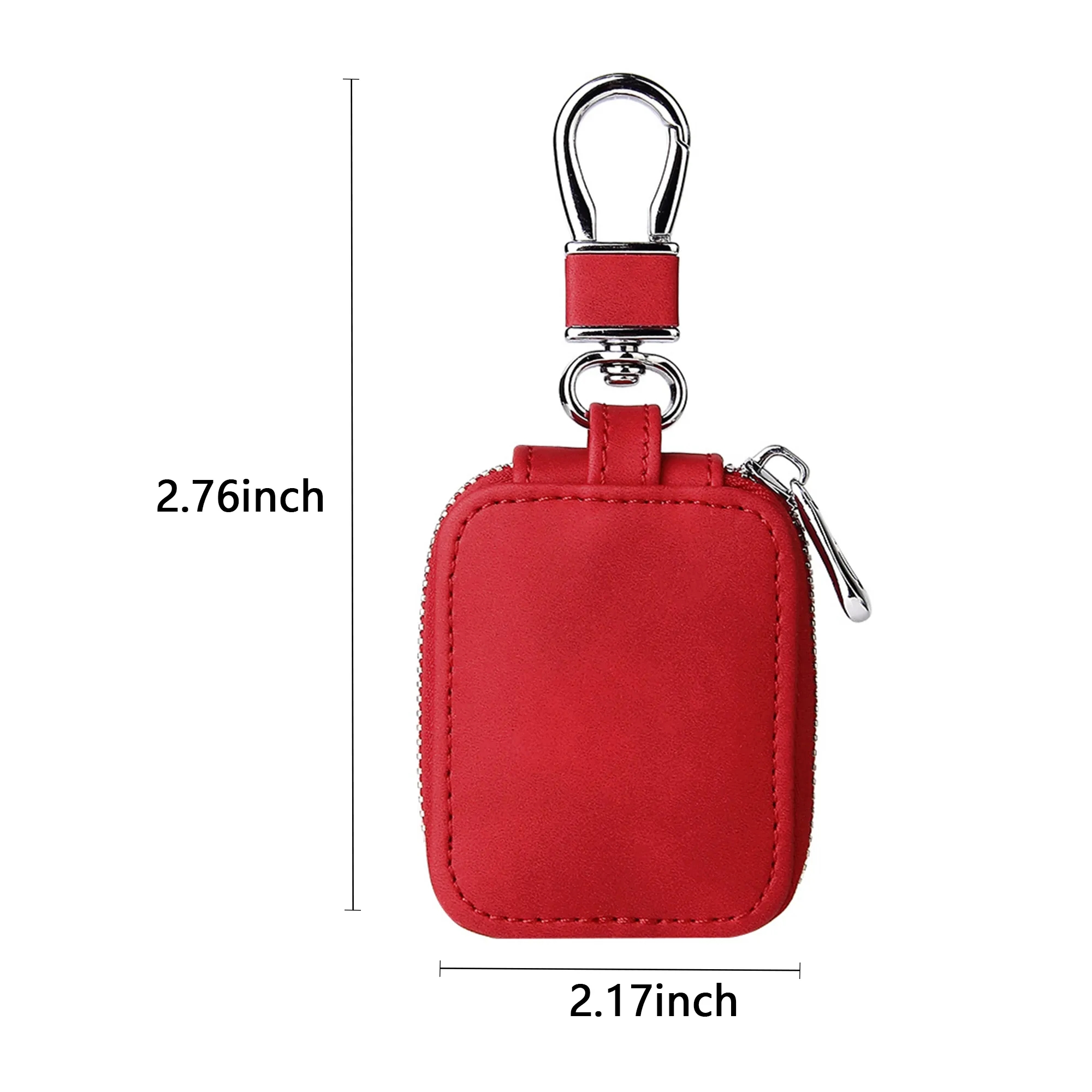 Compact Leather Storage Case with Metal Clasp 4
