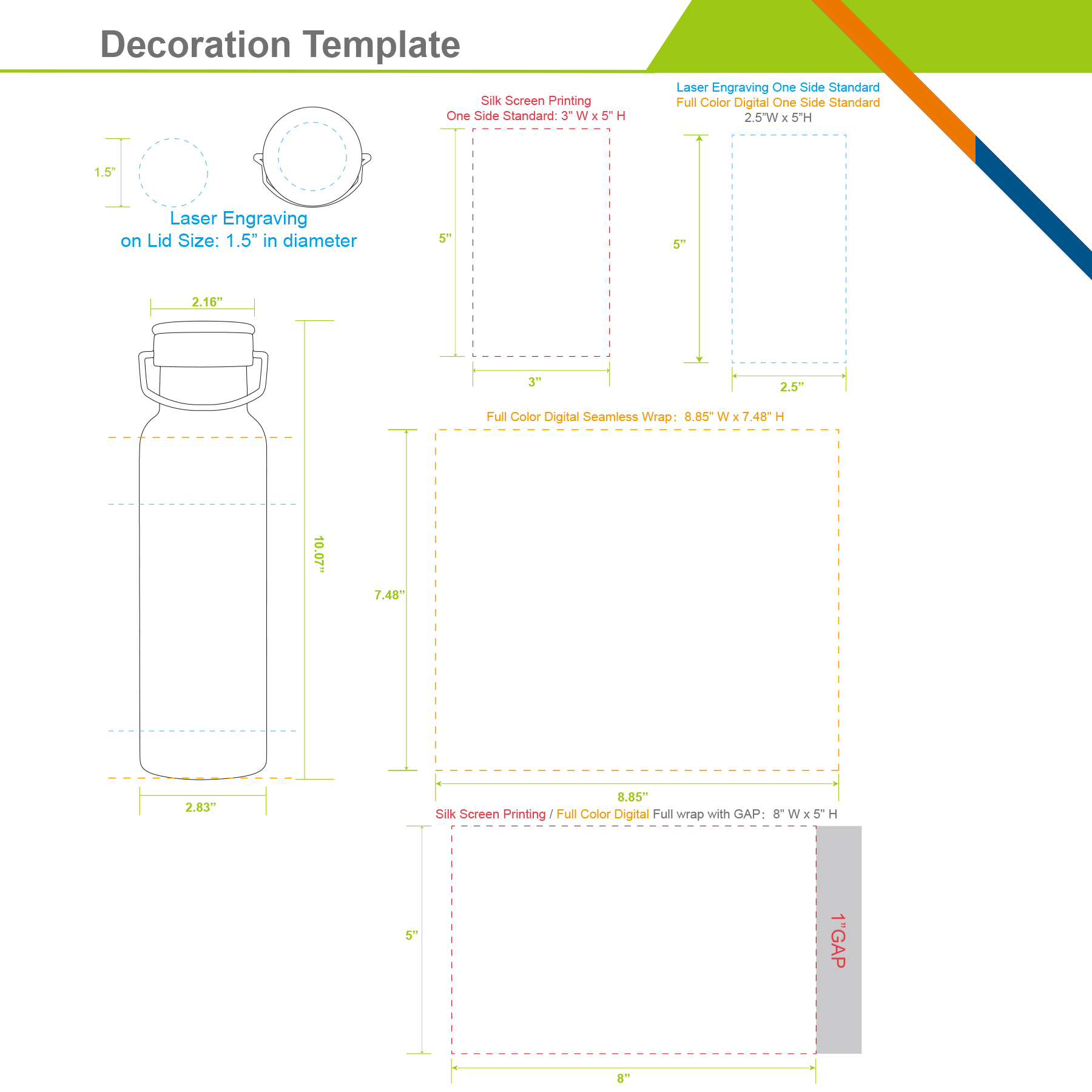 Legend Stainless Steel Water Bottle - 20oz. 8