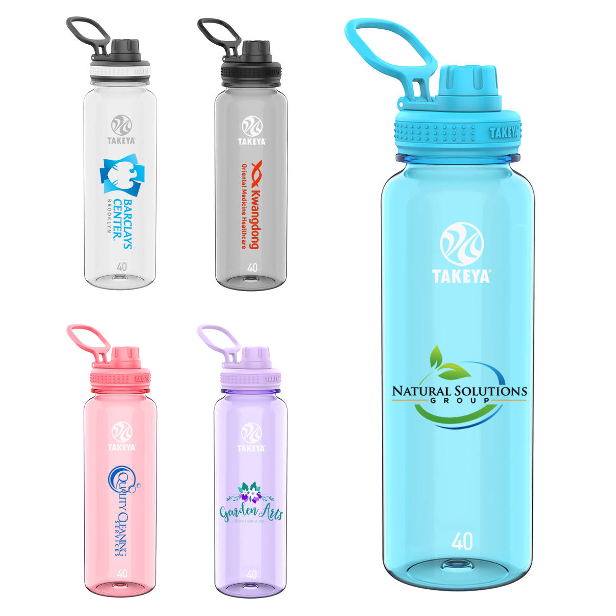 Takeya® 40 oz. Tritan Water Bottle with Spout Lid 15