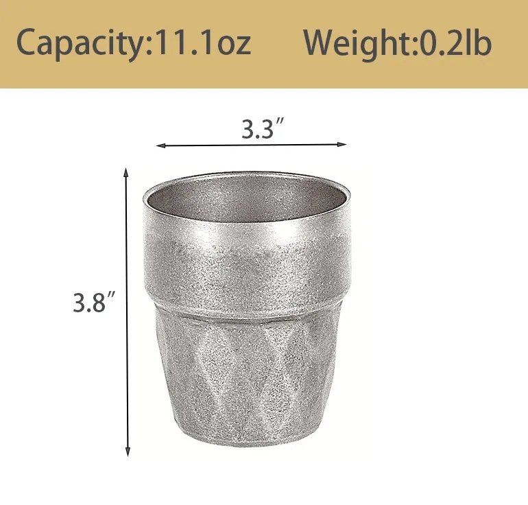 Vintage Oil Drum Stainless Steel Mug 7