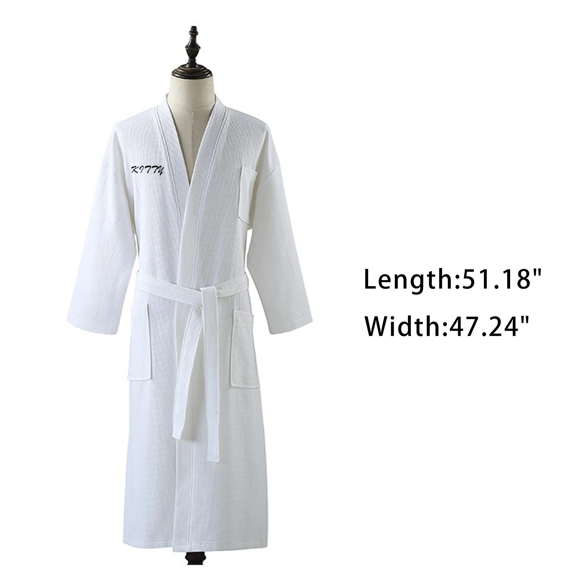 Cotton Waffle Robe 5