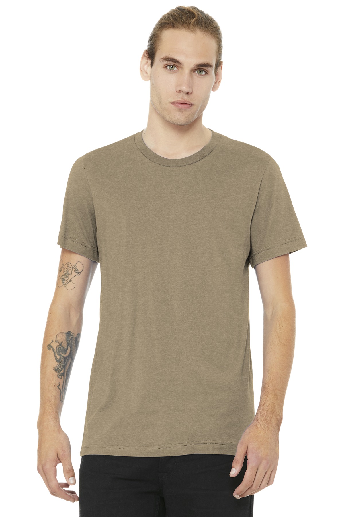 BELLA+CANVAS® Unisex Heather CVC Short Sleeve Tee 103