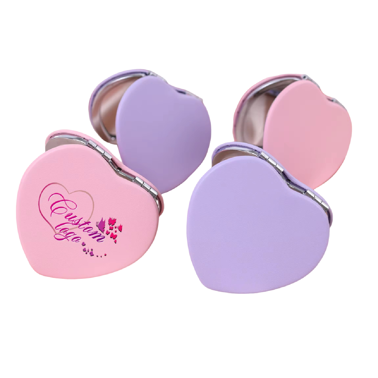 Heart Shape Folding Compact Mirror 6