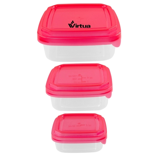 Square Portion Control Containers 11